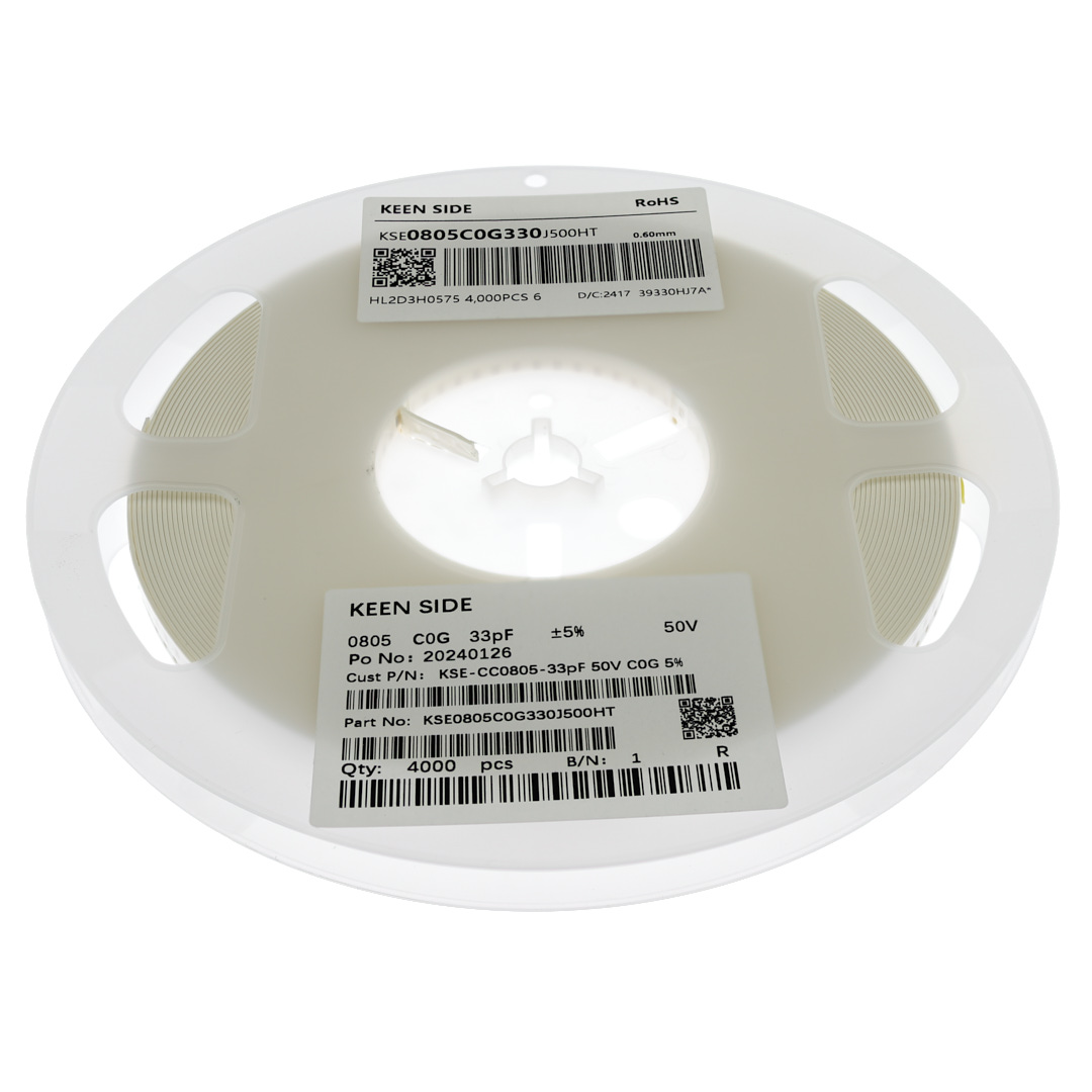 Конденсатор KSE-CC0805-33pF 50V C0G 5%
