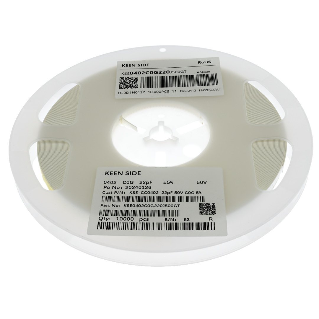 Конденсатор KSE-CC0402-22pF 50V C0G 5%