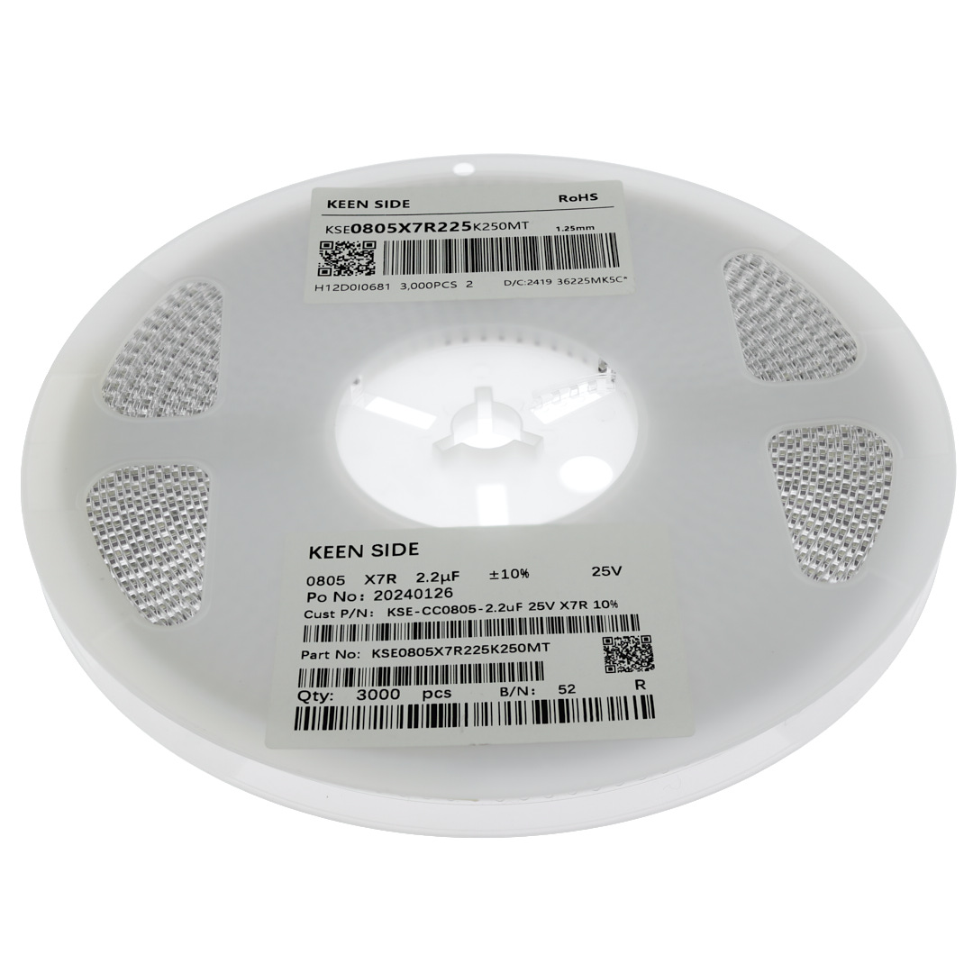 Конденсатор KSE-CC0805-2.2uF 25V X7R 10%