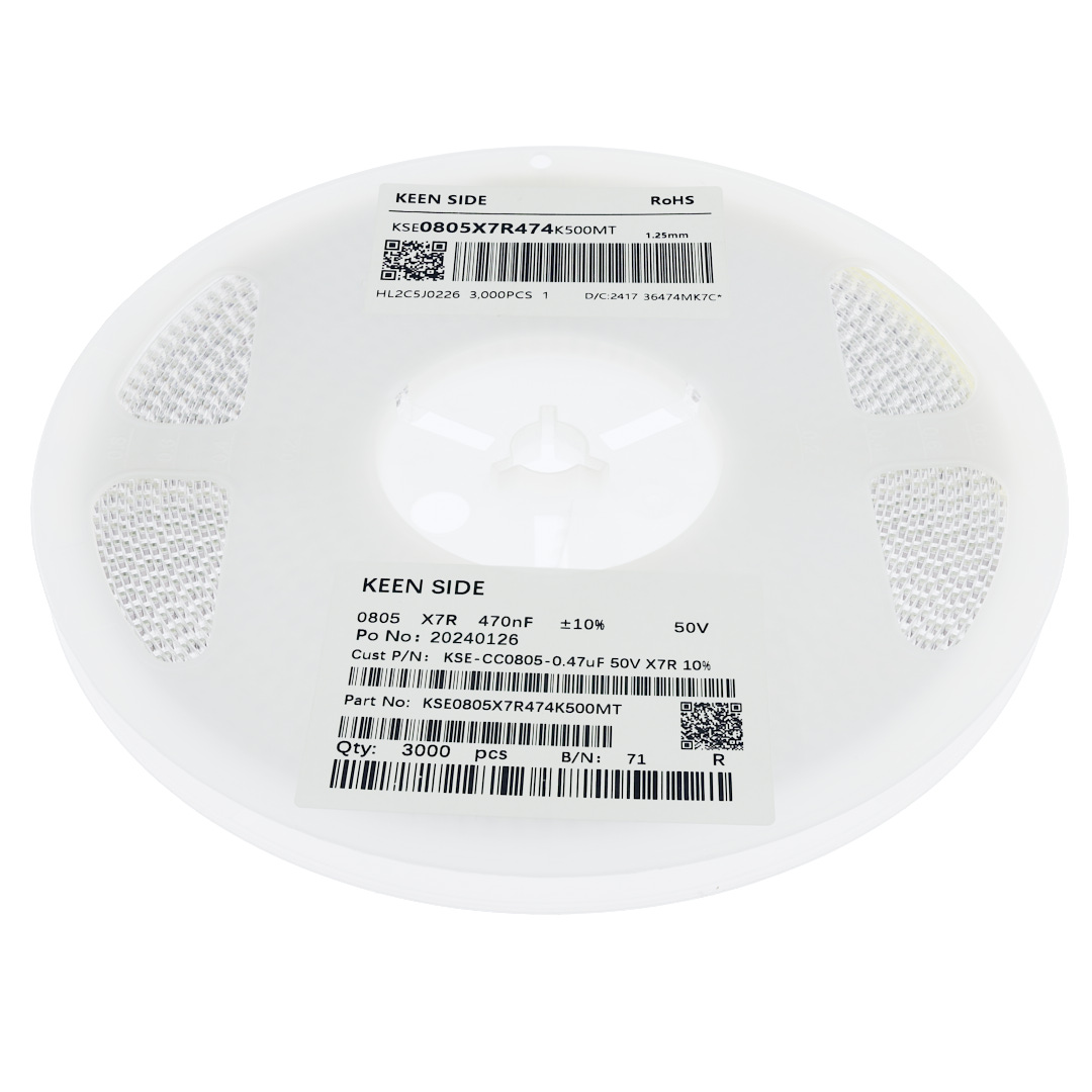 Конденсатор KSE-CC0805-0.47uF 50V X7R 10%