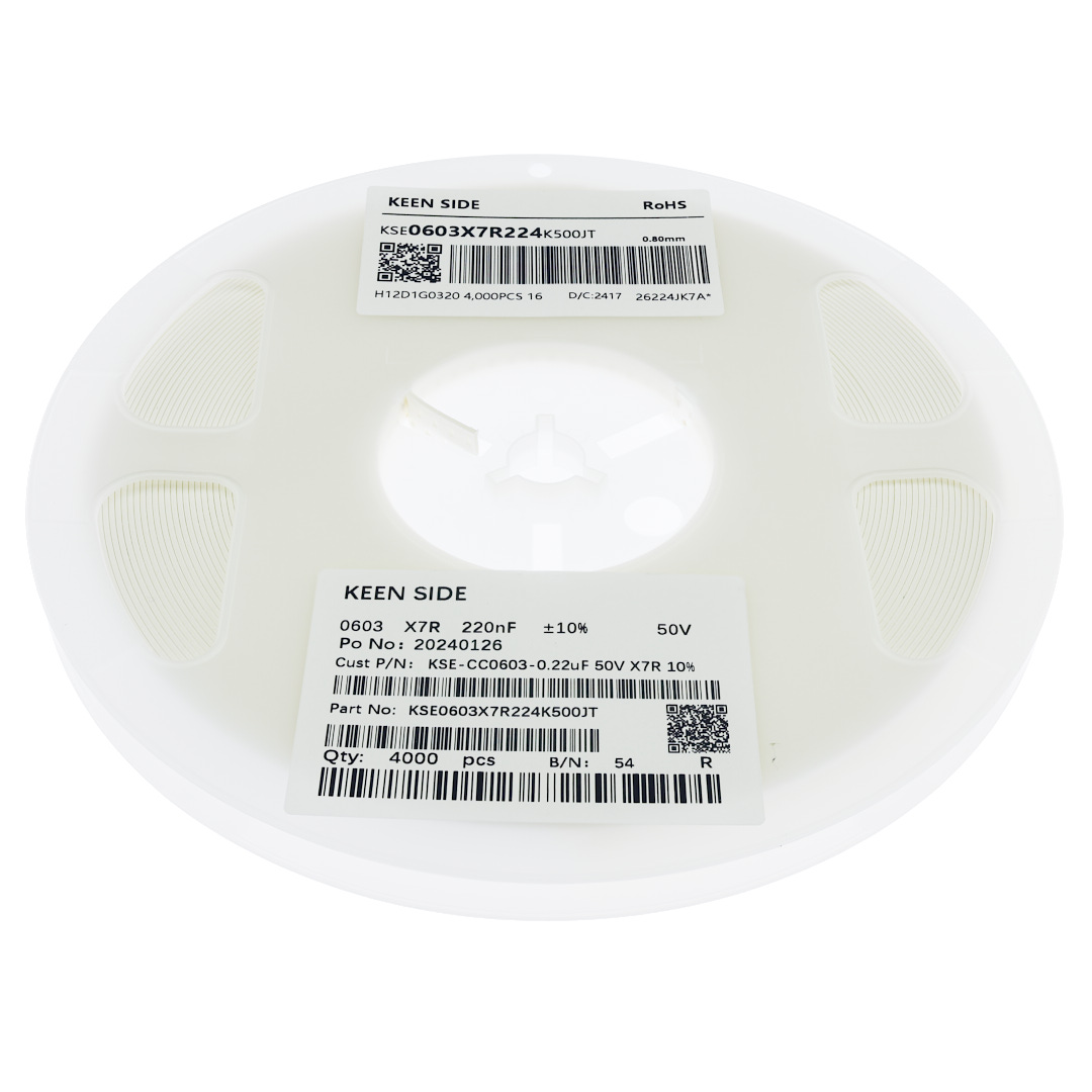 Конденсатор KSE-CC0603-0.22uF 50V X7R 10%