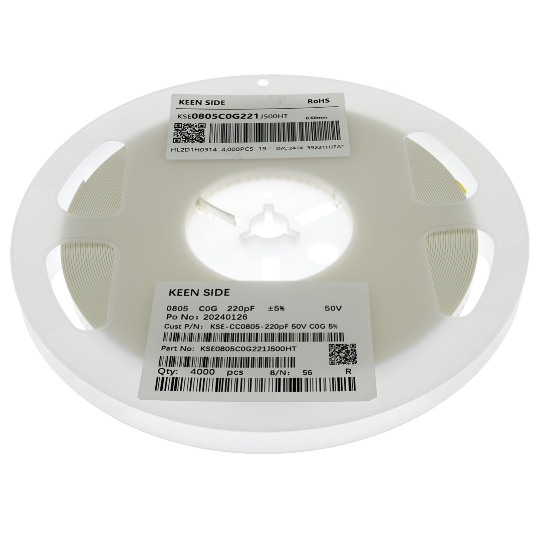 Конденсатор KSE-CC0805-220pF 50V C0G 5%