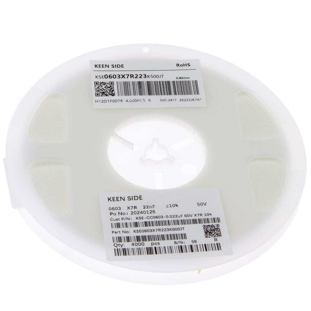 Конденсатор KSE-CC0603-0.022uF 50V X7R 10%