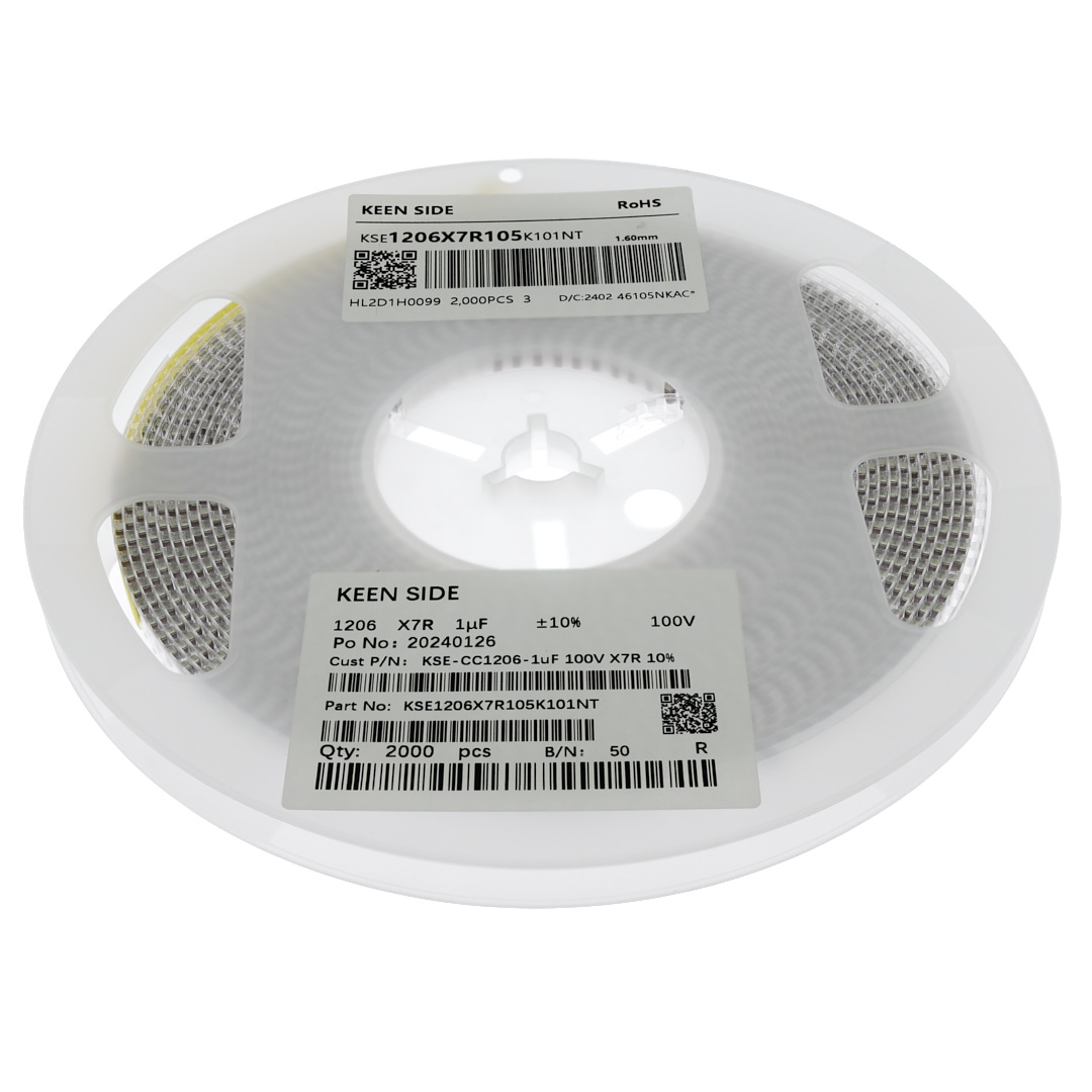 Конденсатор KSE-CC1206-1uF 100V X7R 10%