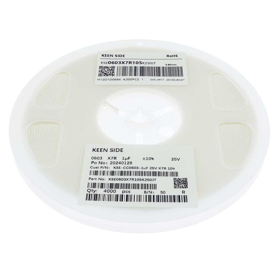 Конденсатор KSE-CC0603-1uF 25V X7R 10%