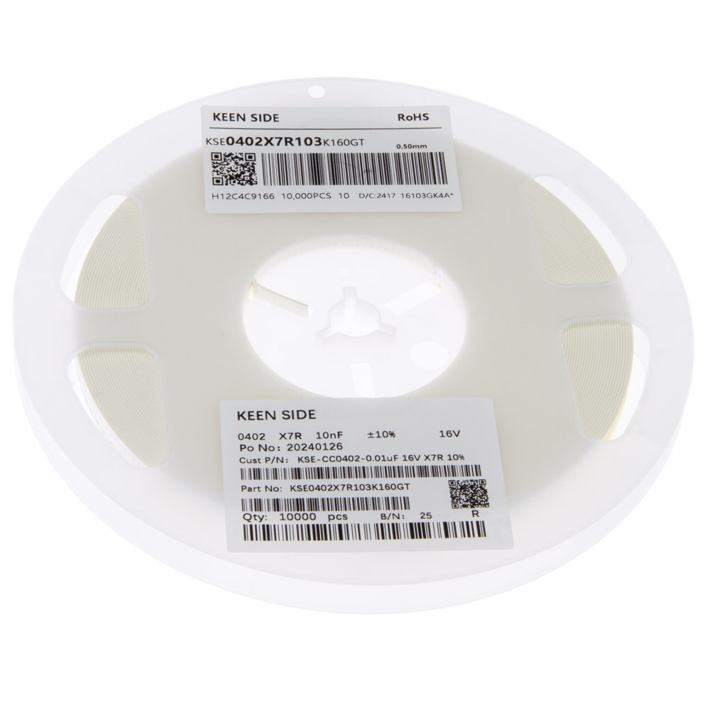 Конденсатор KSE-CC0402-0.01uF 16V X7R 10%