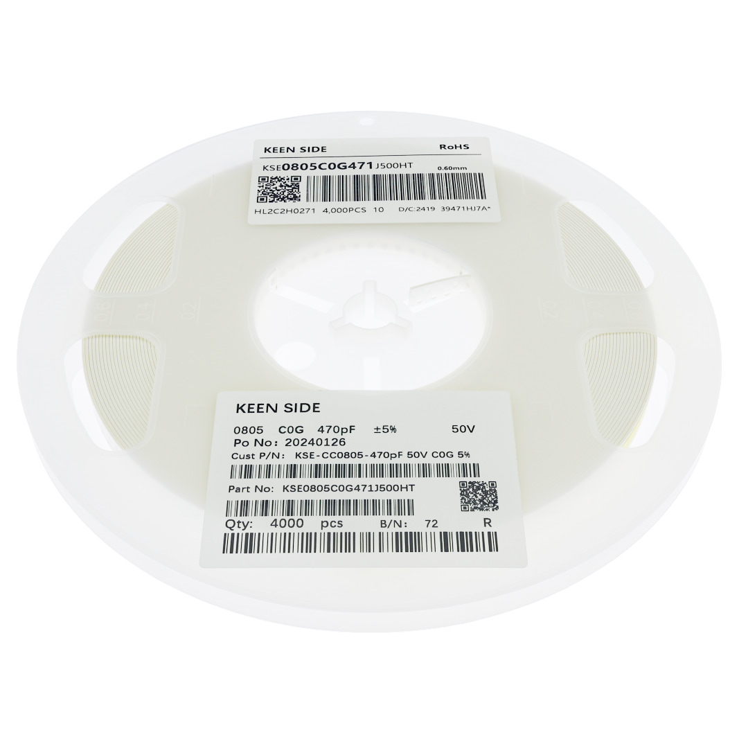 Конденсатор KSE-CC0805-470pF 50V C0G 5%