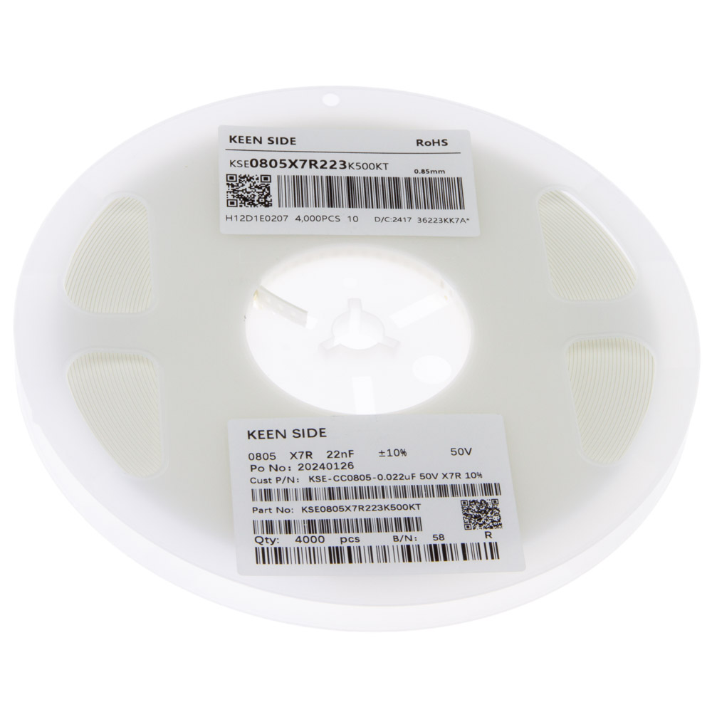 Конденсатор KSE-CC0805-0.022uF 50V X7R 10%