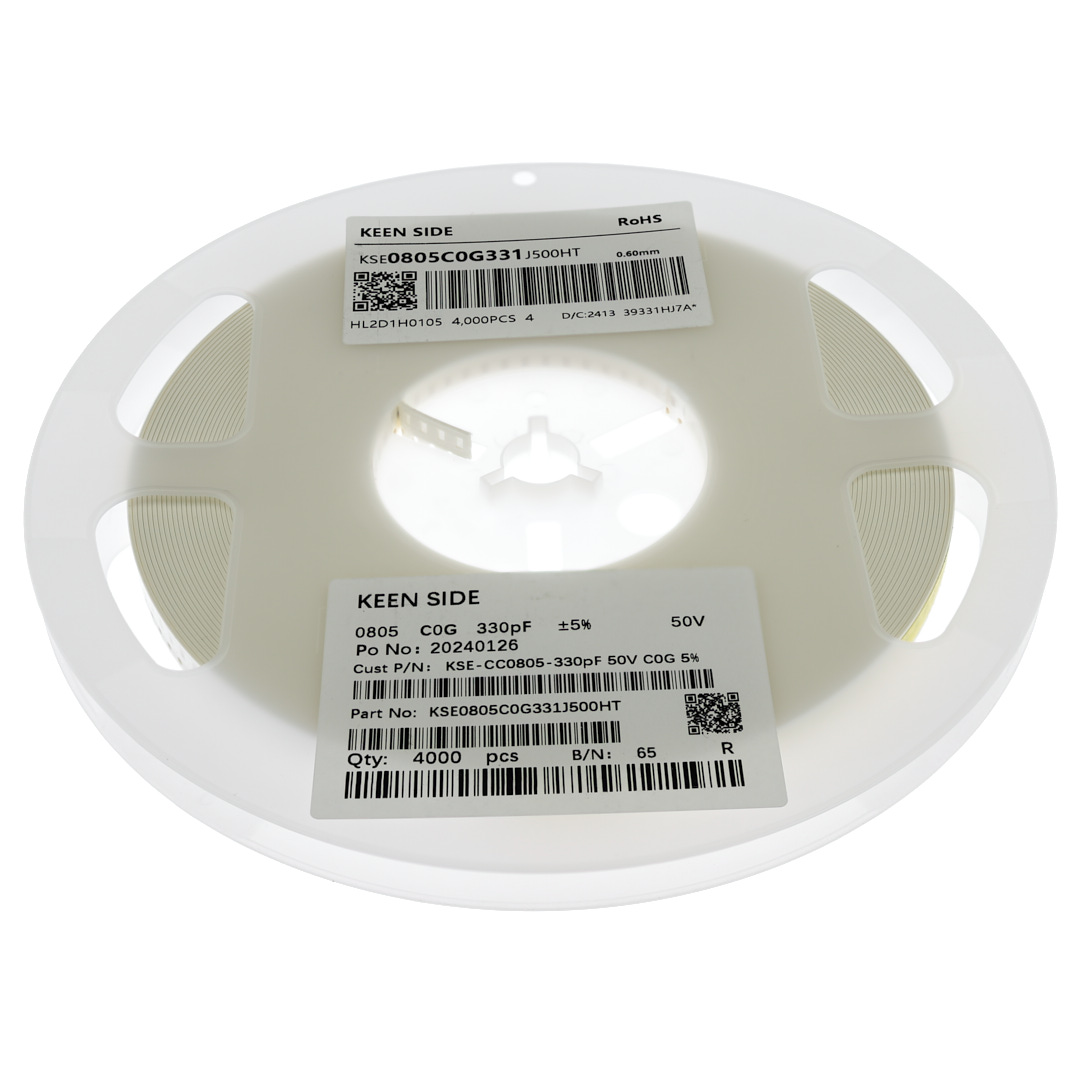 Конденсатор KSE-CC0805-330pF 50V C0G 5%