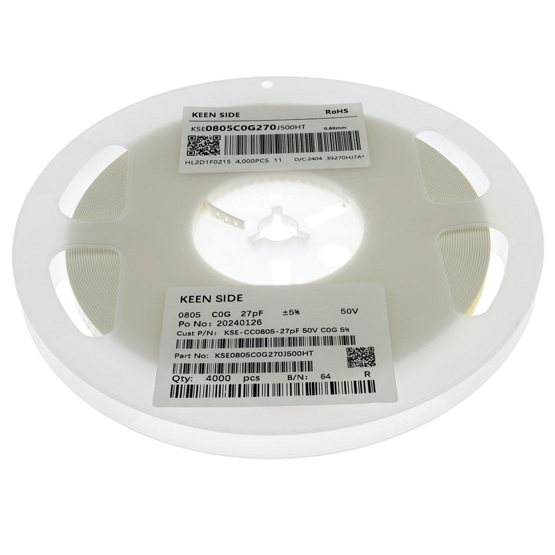 Конденсатор KSE-CC0805-27pF 50V C0G 5%