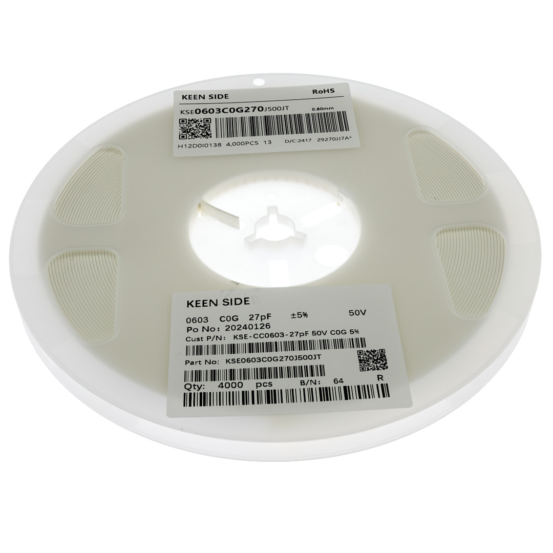 Конденсатор KSE-CC0603-27pF 50V C0G 5%