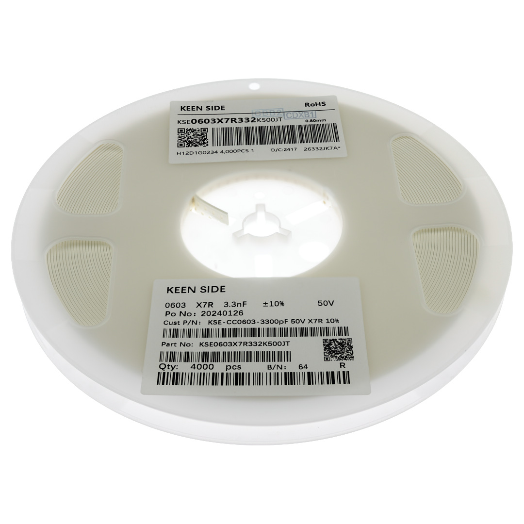 Конденсатор KSE-CC0603-3300pF 50V X7R 10%