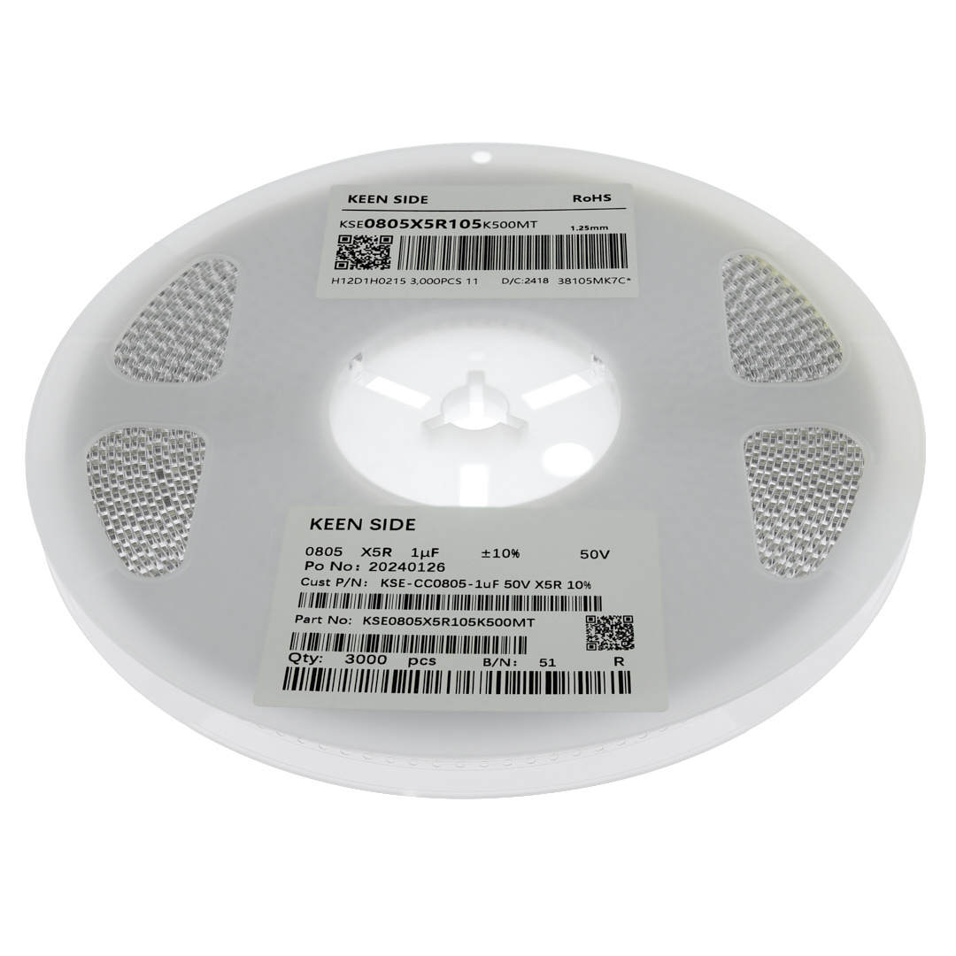Конденсатор KSE-CC0805-1uF 50V X5R 10%