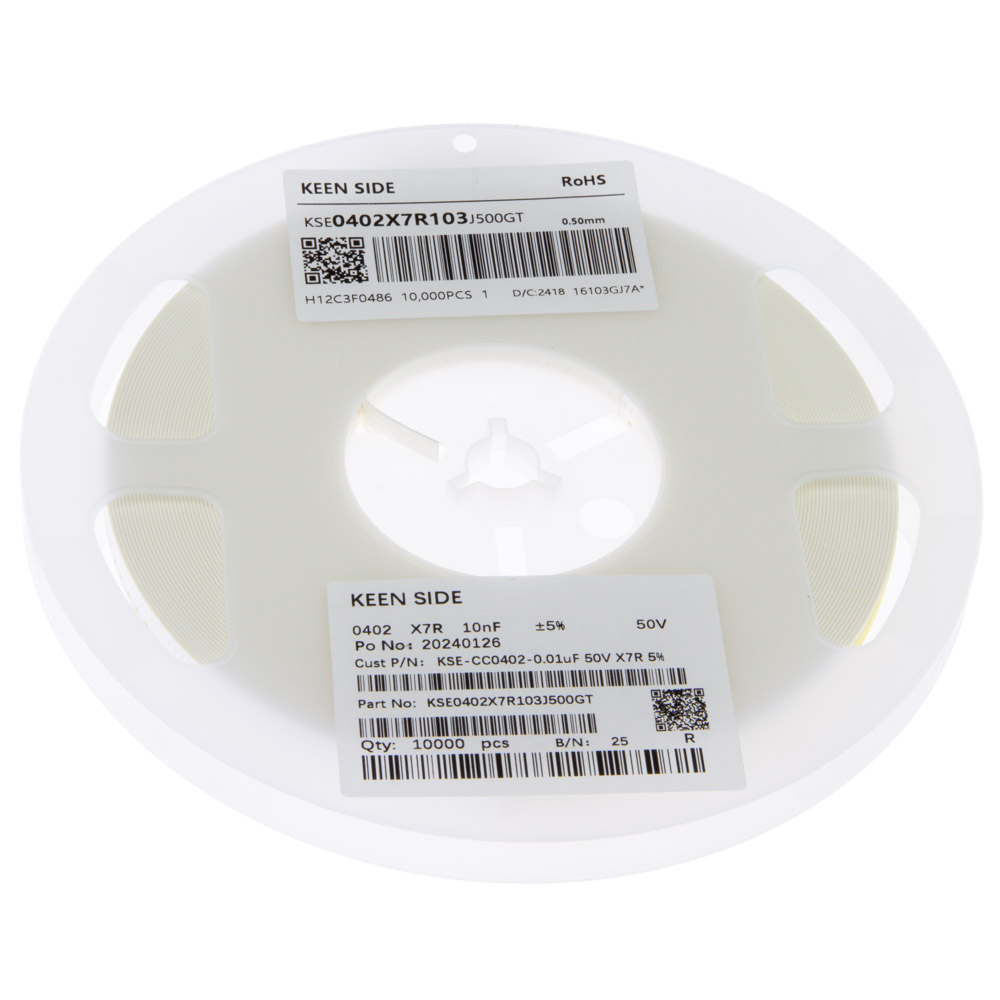 Конденсатор KSE-CC0402-0.01uF 50V X7R 5%