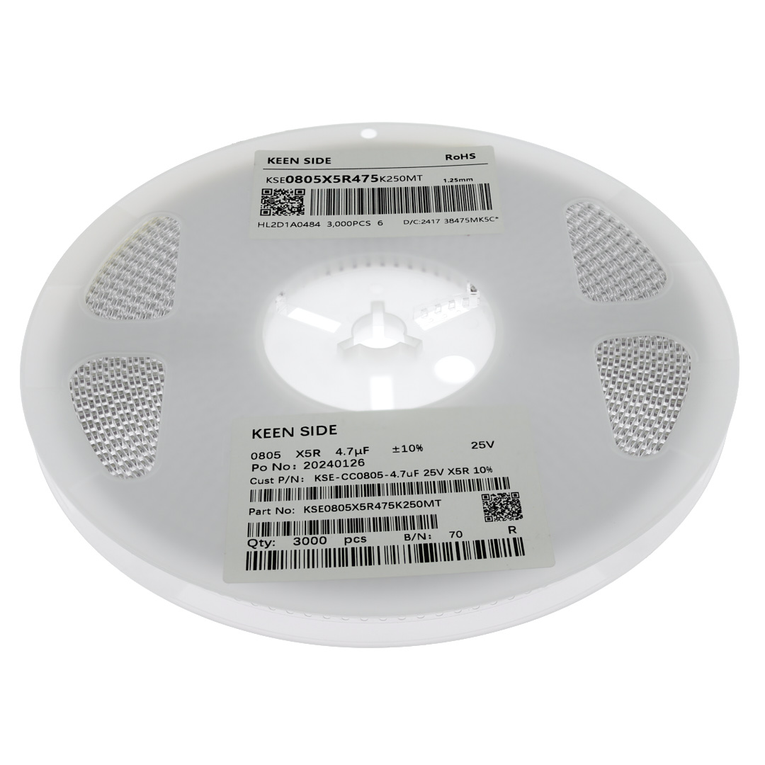 Конденсатор KSE-CC0805-4.7uF 25V X5R 10%