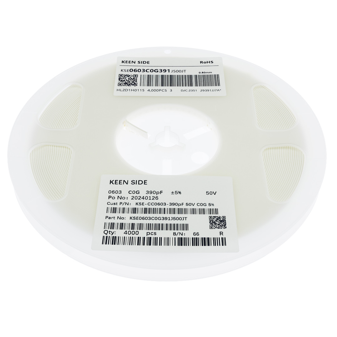 Конденсатор KSE-CC0603-390pF 50V C0G 5%