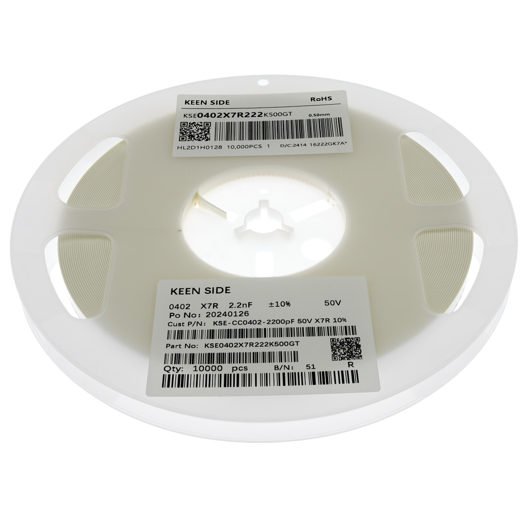 Конденсатор KSE-CC0402-2200pF 50V X7R 10%