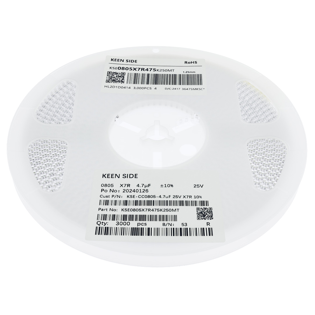 Конденсатор KSE-CC0805-4.7uF 25V X7R 10%