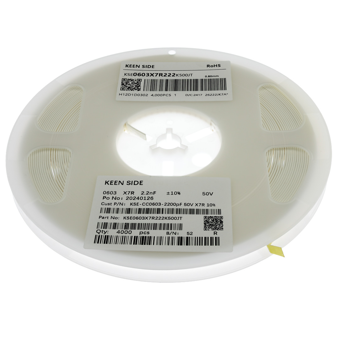 Конденсатор KSE-CC0603-2200pF 50V X7R 10%