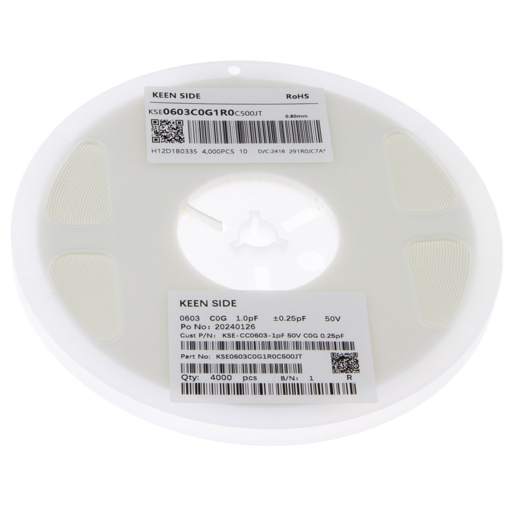 Конденсатор KSE-CC0603-1pF 50V C0G 0.25pF