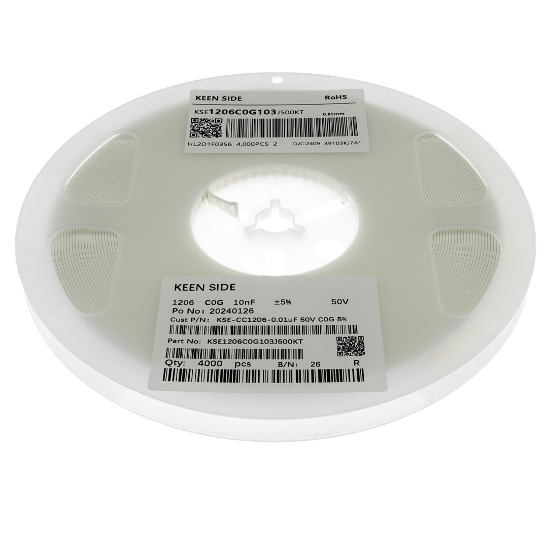 Конденсатор KSE-CC1206-0.01uF 50V C0G 5%