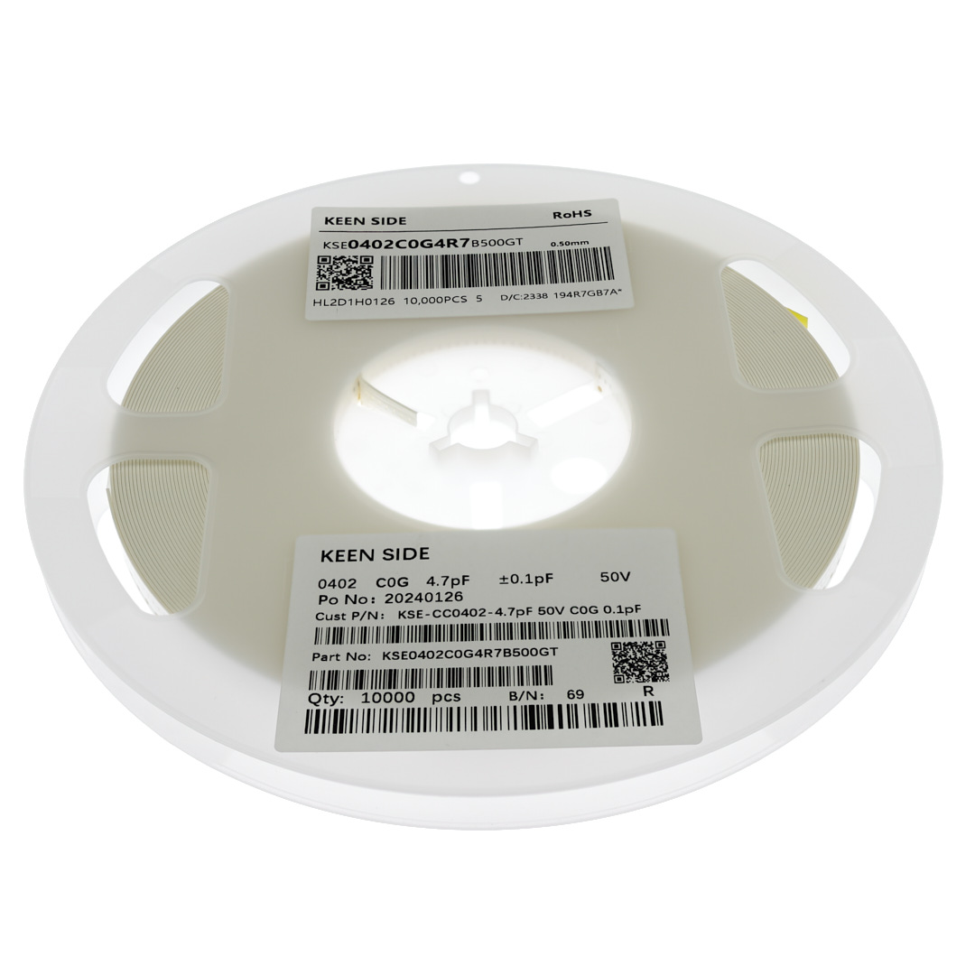 Конденсатор KSE-CC0402-4.7pF 50V C0G 0.1pF
