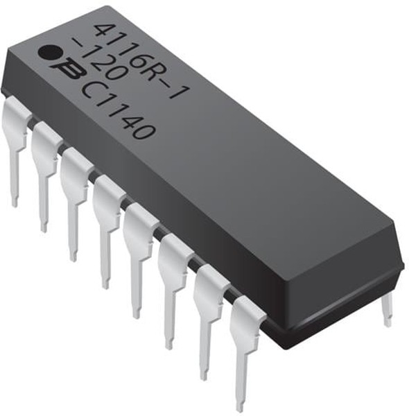 Резисторная сборка 4116R-1-222LF8 DIP16