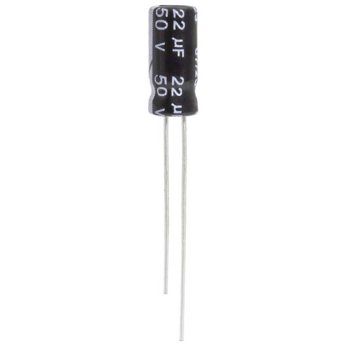 Конденсатор электролитический 22 UF 50V 105*C 5*11 (JWCO)