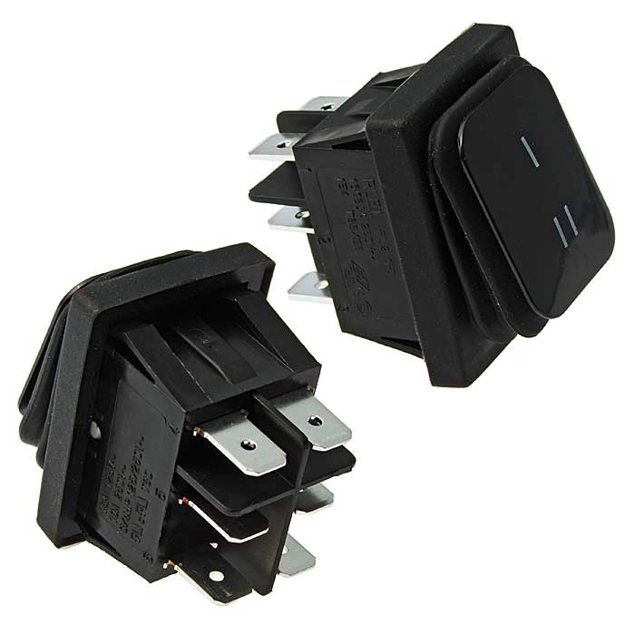 Клавишный переключатель SB090 IP65 on-on 22x30mm