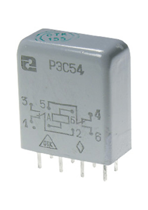 Реле РЭС54А ХП4.500.012-01, (27В) "5" (90-91г)