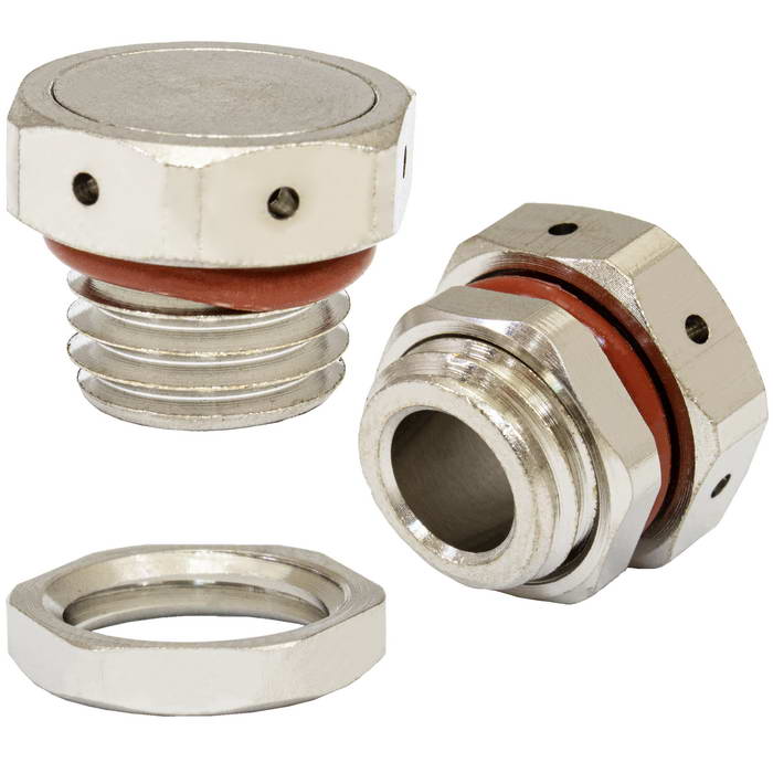 Клапан выравнивания давления M12X1.5 Brass/ nut