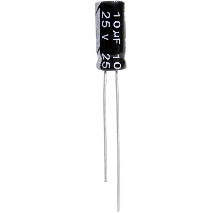 Конденсатор электролитический 10uF 25V 5x11 105C
