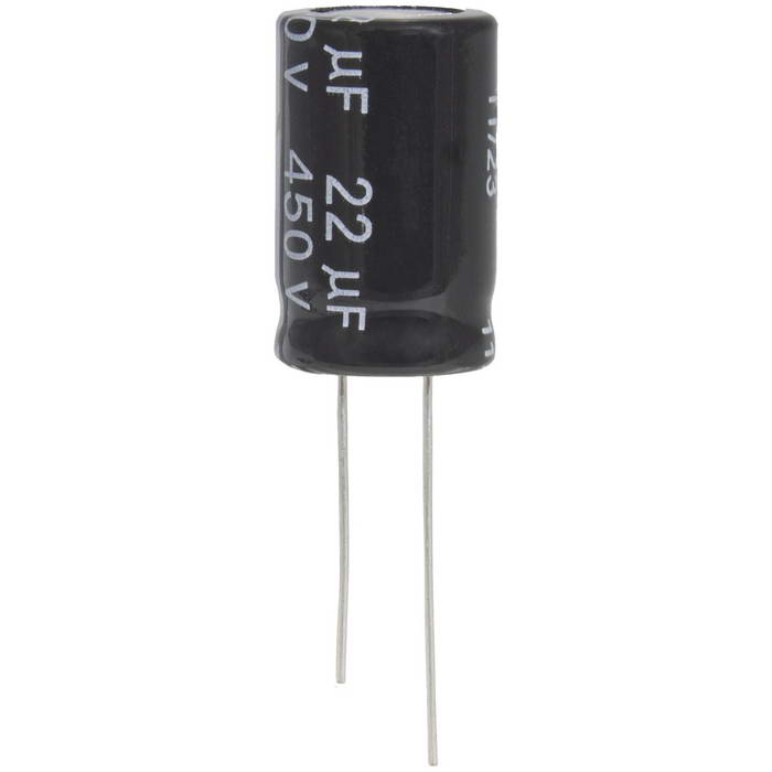 Конденсатор электролитический 22 UF 450V 105*C 13*21 (JWCO)