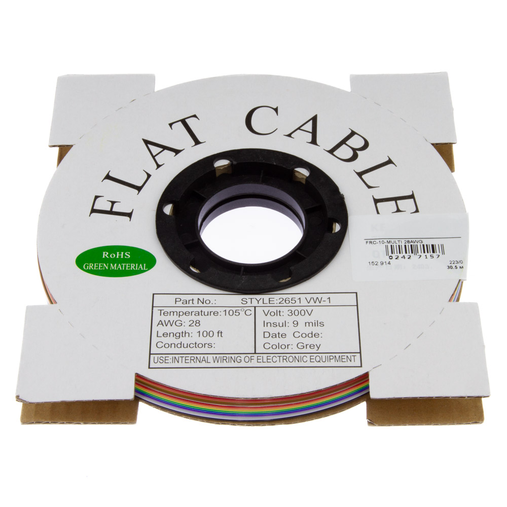 Шлейф FRC-10-MULTI 28AWG