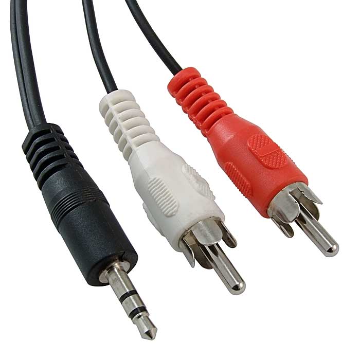 Шнур Stereo 3,5 mm - 2 RCA B 1.8m