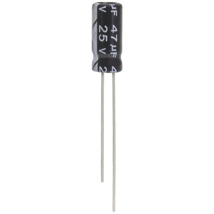 Конденсатор электролитический 47 UF 25V 105*C 5*11 (JWCO)