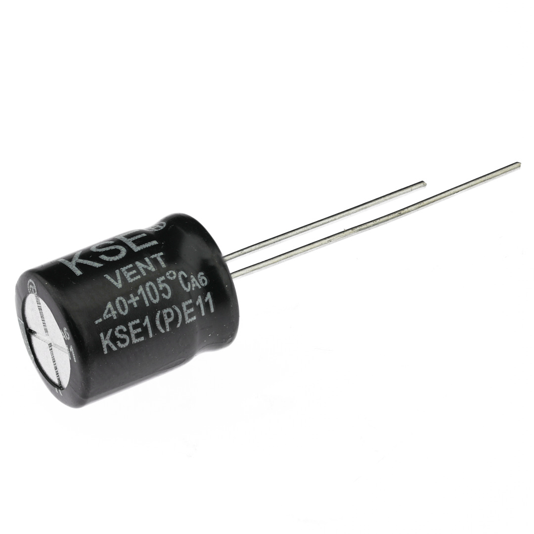 Конденсатор электролитический KSE-220UF-50V-1013-105
