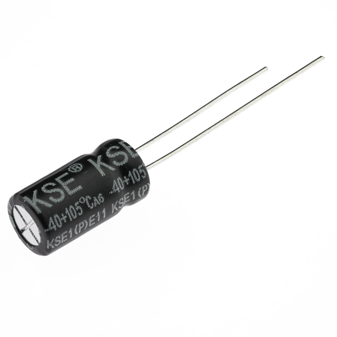 Конденсатор электролитический KSE-220UF-16V-0612-105