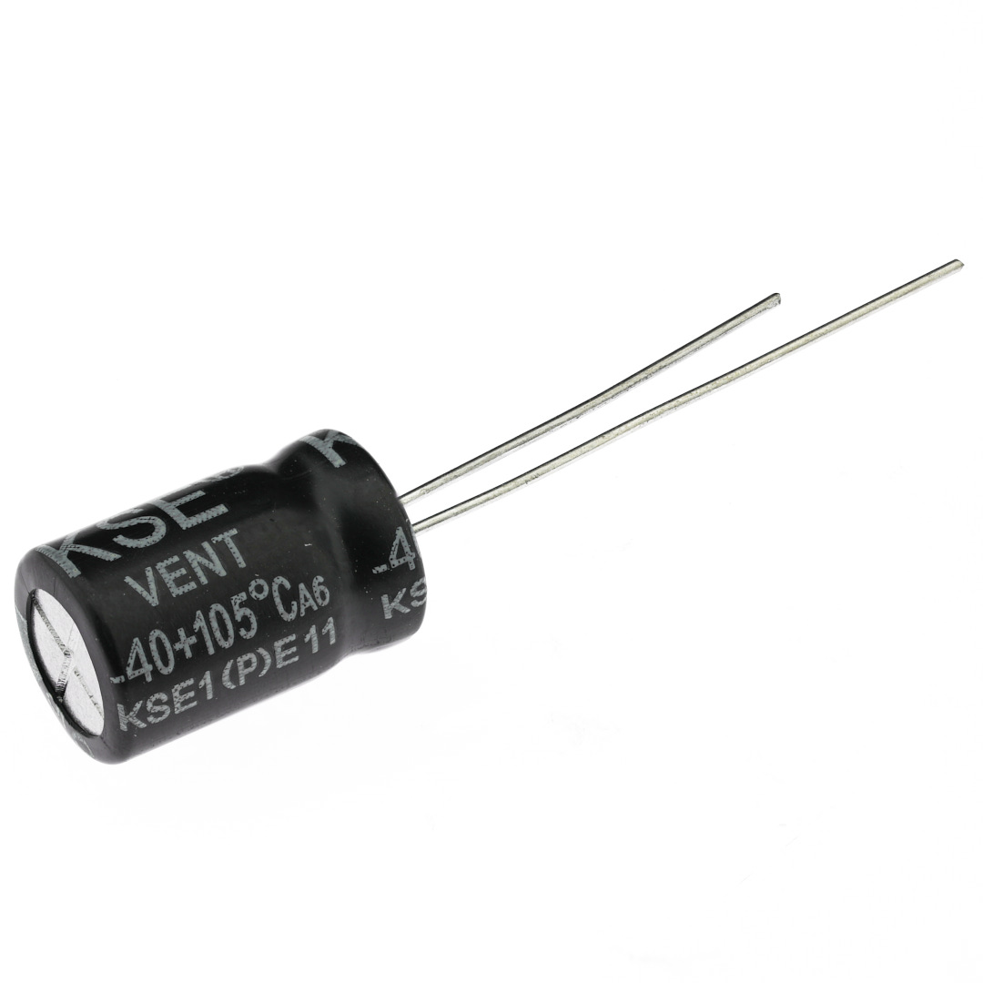 Конденсатор электролитический KSE-100UF-50V-0812-105