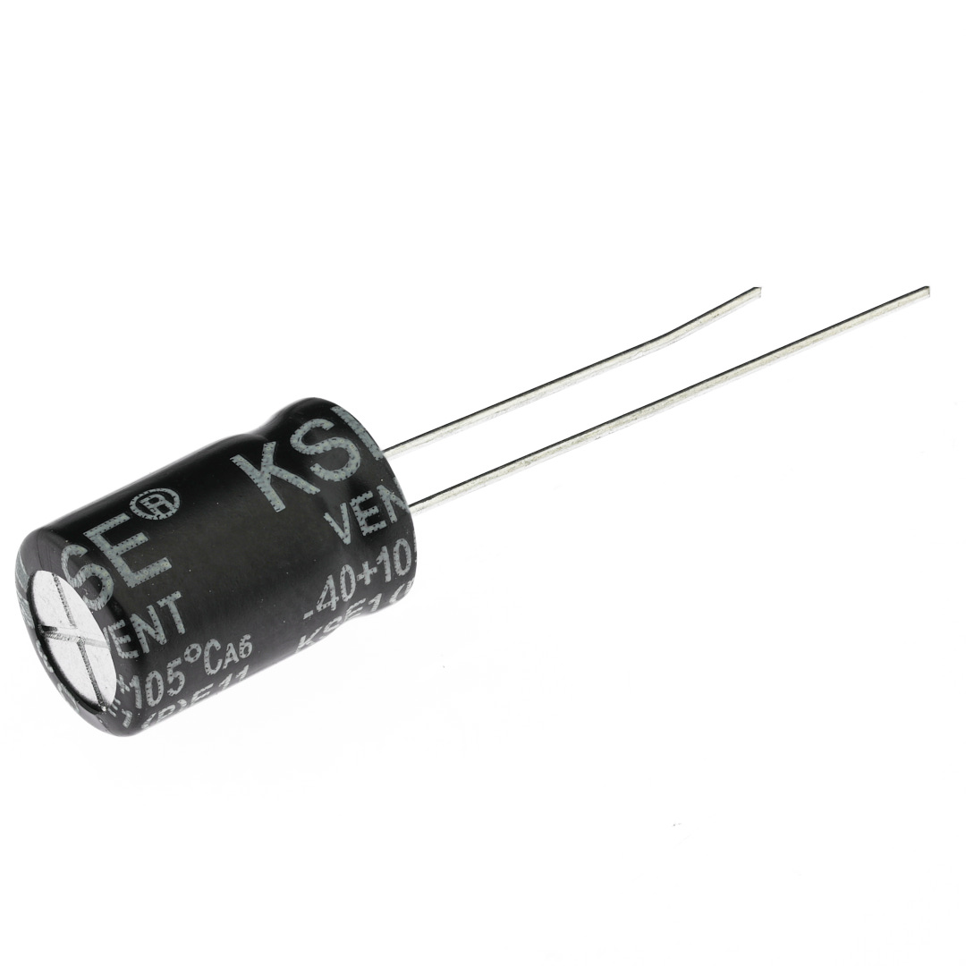 Конденсатор электролитический KSE-100UF-63V-0812-105