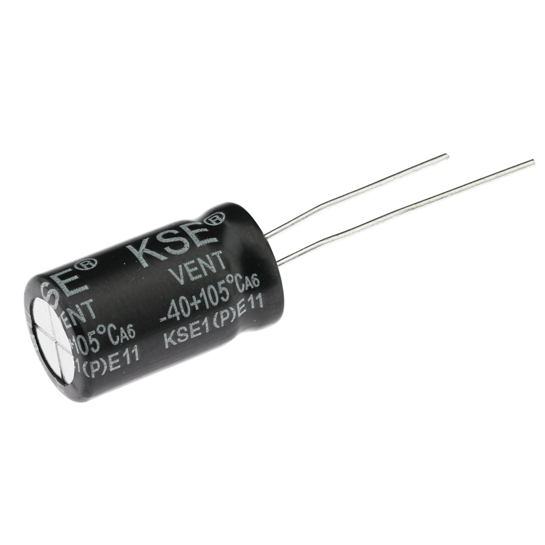 Конденсатор электролитический KSE-100UF-100V-1017-105