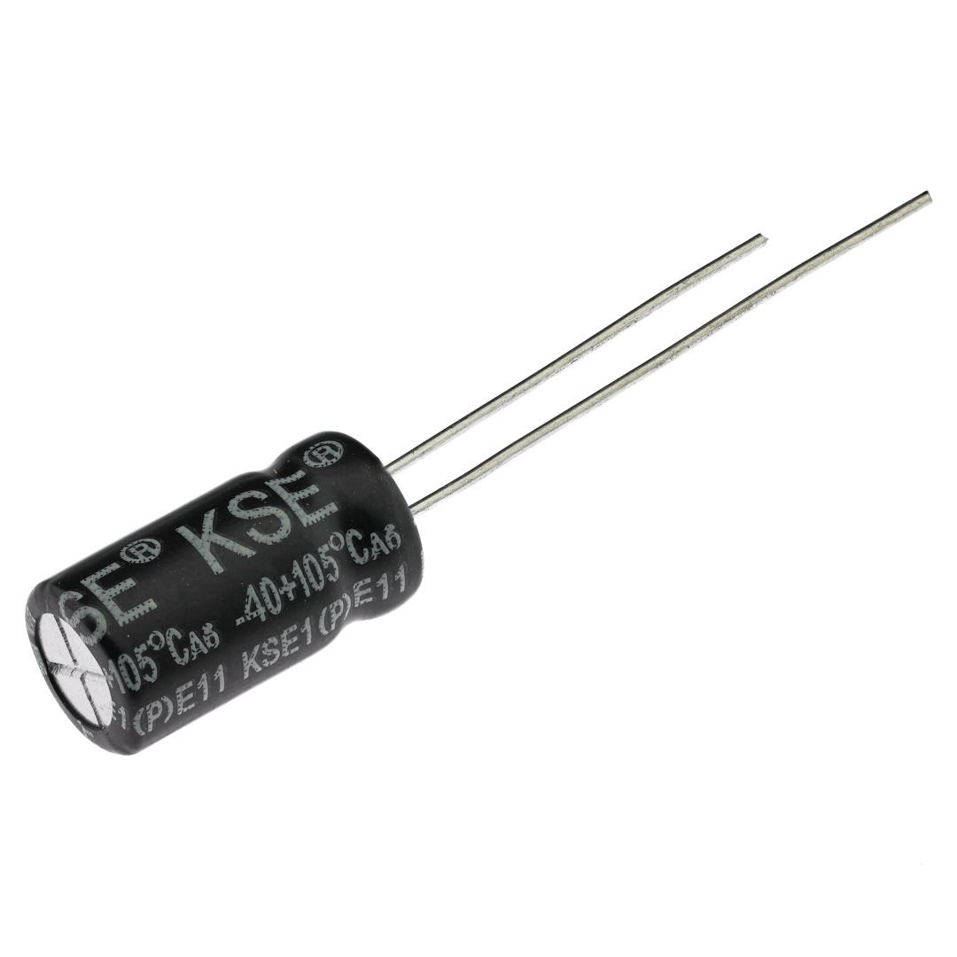 Конденсатор электролитический KSE-100UF-25V-0612-105