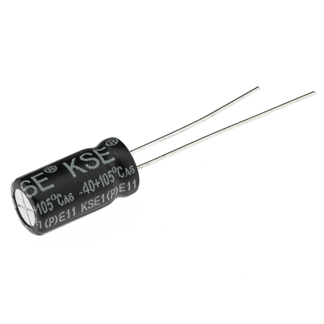Конденсатор электролитический KSE-100UF-35V-0612-105