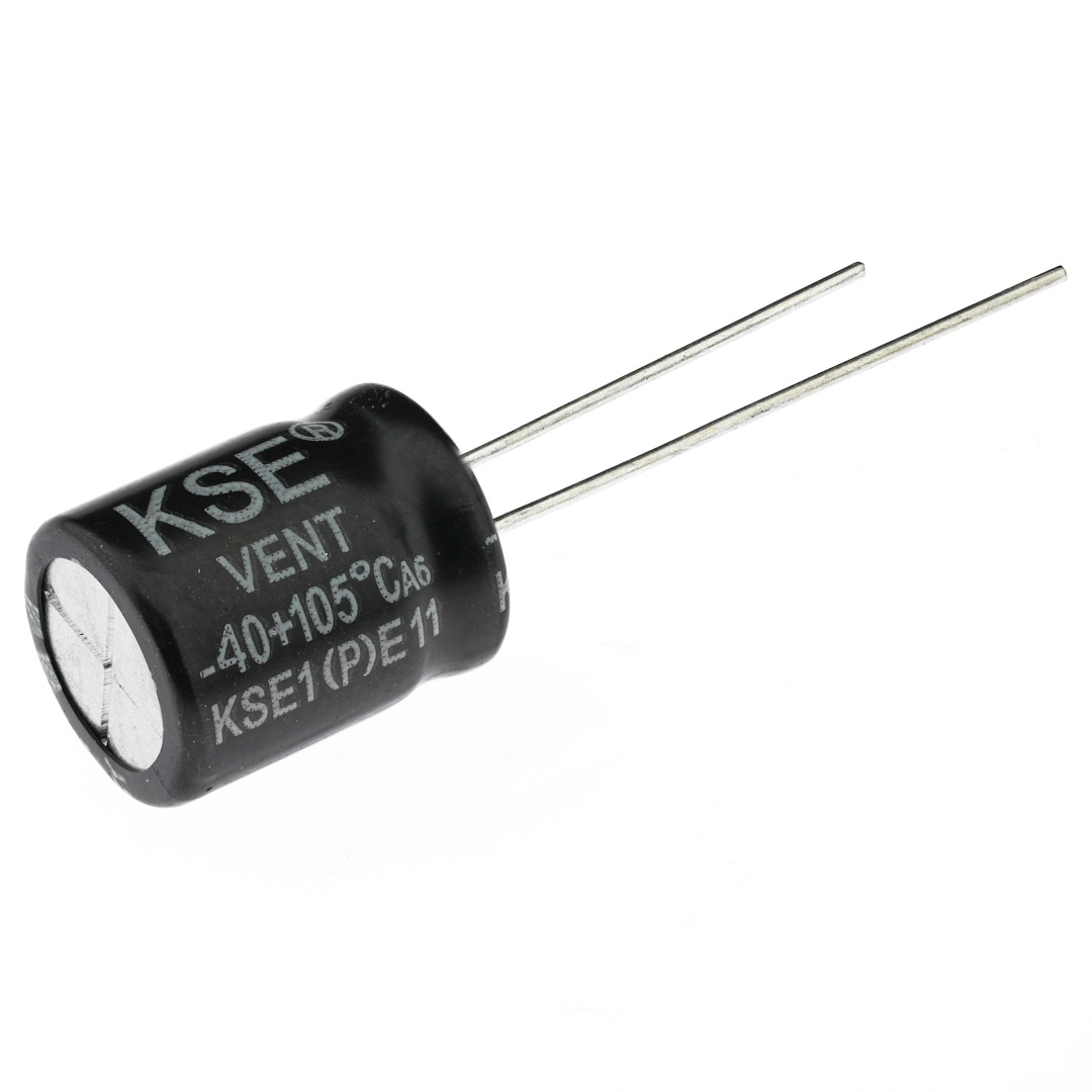 Конденсатор электролитический KSE-470UF-35V-1013-105