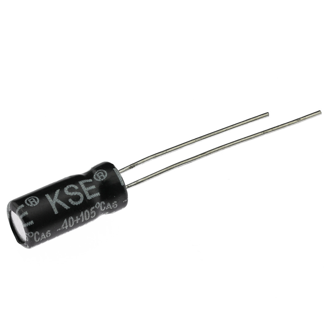 Конденсатор электролитический KSE-100UF-10V-0511-105