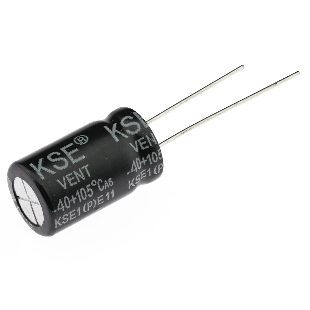 Конденсатор электролитический KSE-220UF-63V-1017-105