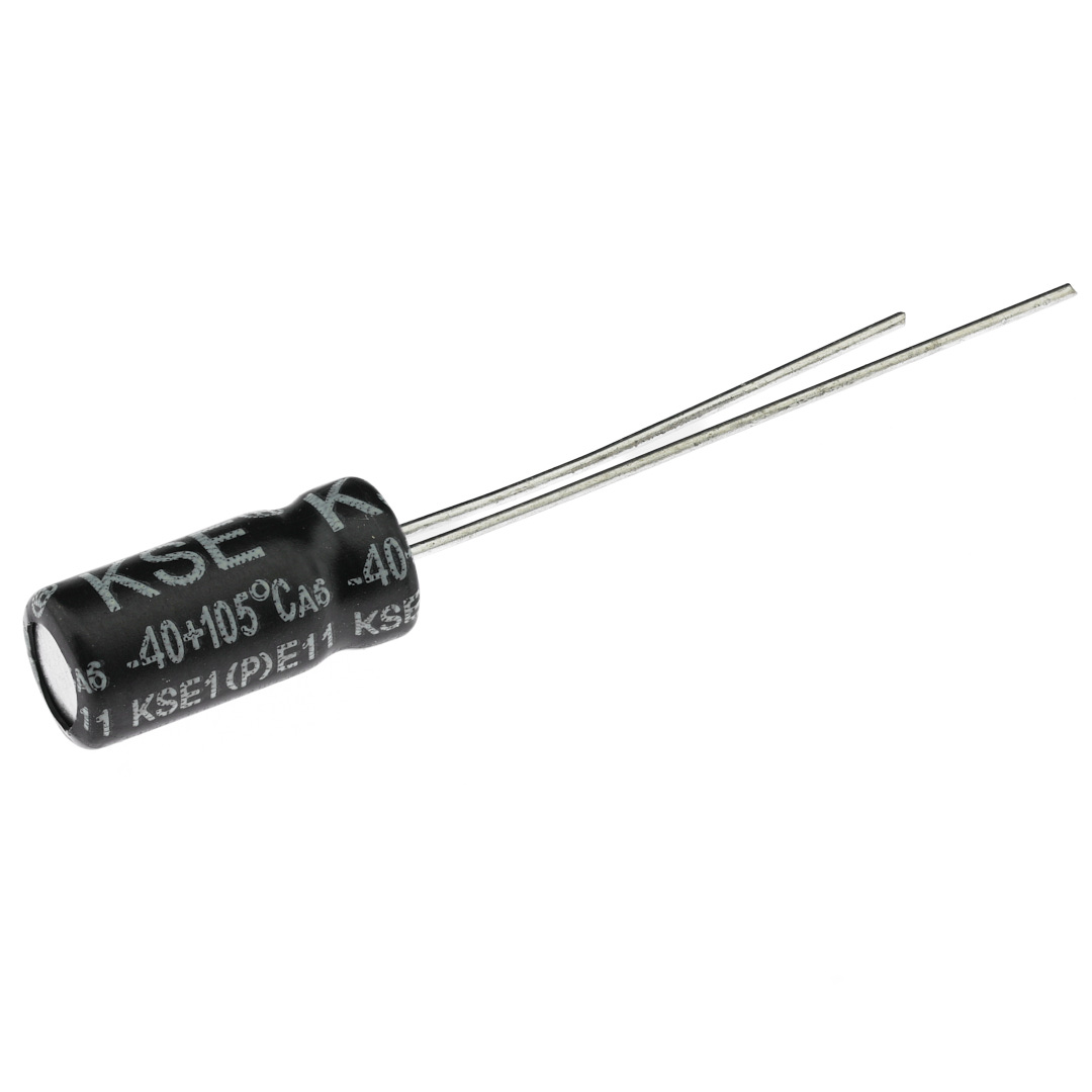Конденсатор электролитический KSE-10UF-63V-0511-105