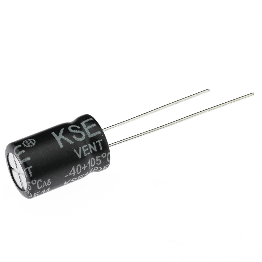 Конденсатор электролитический KSE-220UF-35V-0812-105