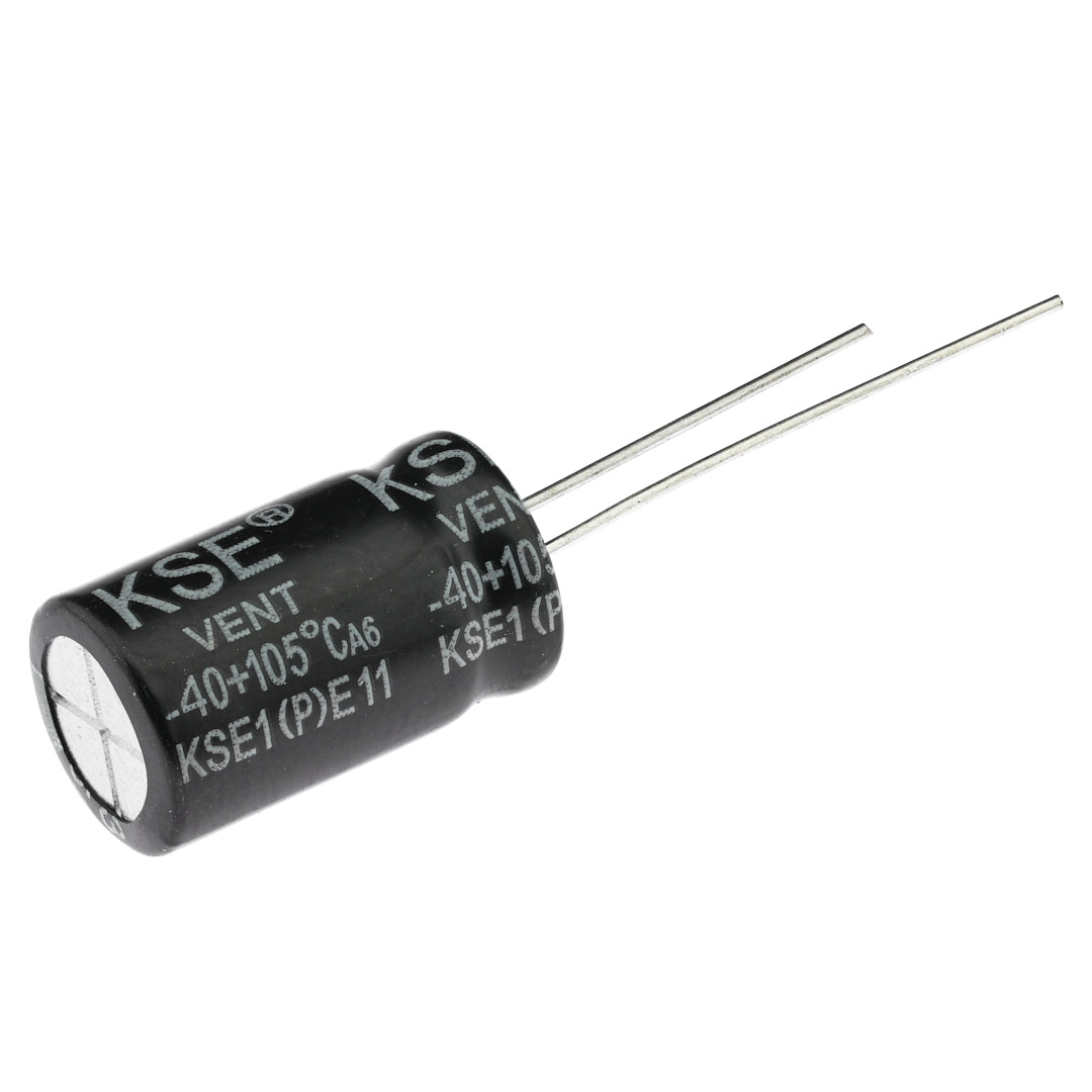 Конденсатор электролитический KSE-330UF-50V-1017-105