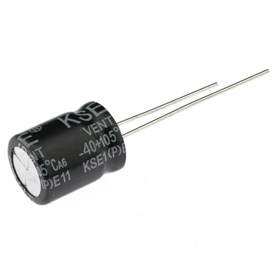 Конденсатор электролитический KSE-330UF-35V-1013-105